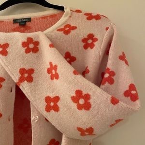 Pink Flower Cardigan